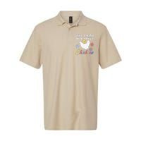 Just A Girl Who Loves Chickens Girl Farmer Softstyle Adult Sport Polo