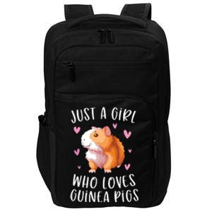 Just A Girl Who Loves Guinea Pigs Funny Cavy Gifts For Girl Impact Tech Backpack