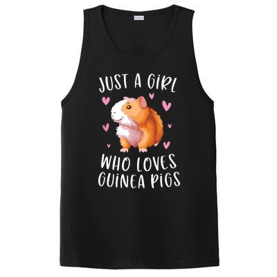 Just A Girl Who Loves Guinea Pigs Funny Cavy Gifts For Girl PosiCharge Competitor Tank