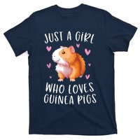 Just A Girl Who Loves Guinea Pigs Funny Cavy Gifts For Girl T-Shirt