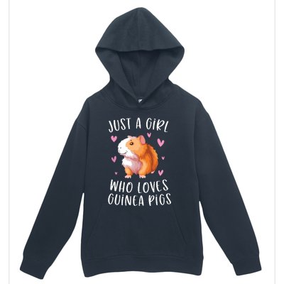 Just A Girl Who Loves Guinea Pigs Funny Cavy Gifts For Girl Urban Pullover Hoodie