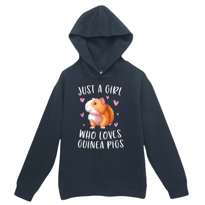 Just A Girl Who Loves Guinea Pigs Funny Cavy Gifts For Girl Urban Pullover Hoodie