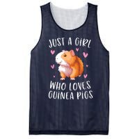 Just A Girl Who Loves Guinea Pigs Funny Cavy Gifts For Girl Mesh Reversible Basketball Jersey Tank