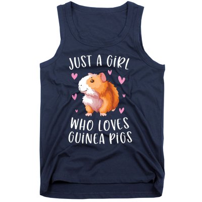 Just A Girl Who Loves Guinea Pigs Funny Cavy Gifts For Girl Tank Top