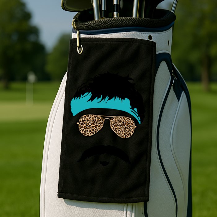 Jaguar Print Shades Uncle Rico Minshew Duuuval Golf Towel