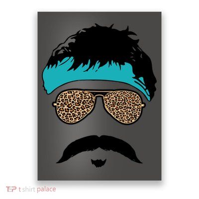 Jaguar Print Shades Uncle Rico Minshew Duuuval Poster