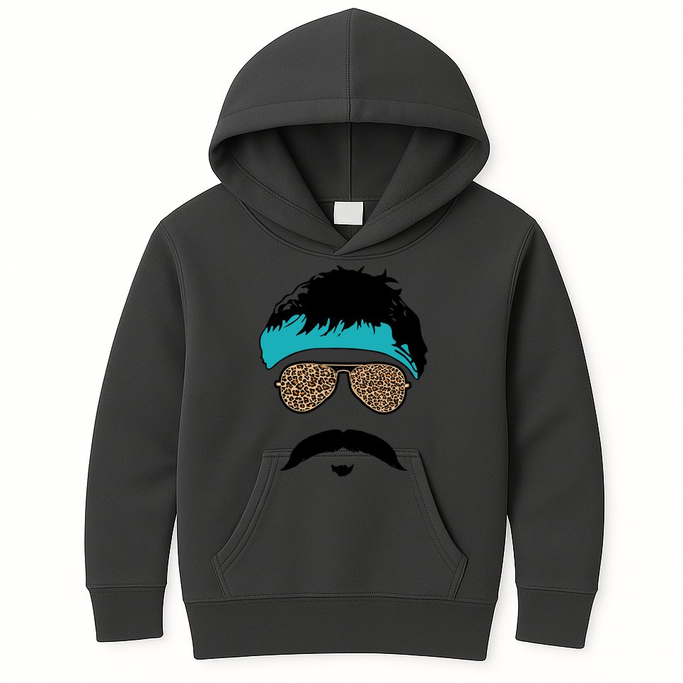 Jaguar Print Shades Uncle Rico Minshew Duuuval Kids Hoodie