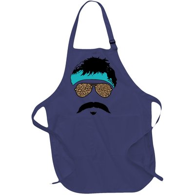 Jaguar Print Shades Uncle Rico Minshew Duuuval Full-Length Apron With Pockets