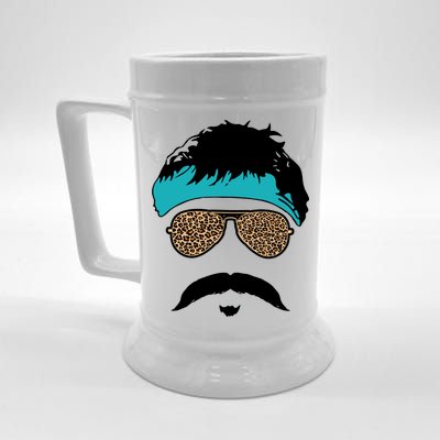 Jaguar Print Shades Uncle Rico Minshew Duuuval Beer Stein