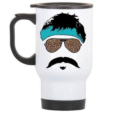 Jaguar Print Shades Uncle Rico Minshew Duuuval Stainless Steel Travel Mug