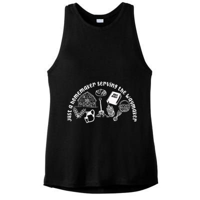 Just A Homemaker Serving The Waymaker Ladies PosiCharge Tri-Blend Wicking Tank