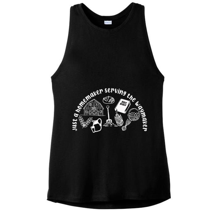 Just A Homemaker Serving The Waymaker Ladies PosiCharge Tri-Blend Wicking Tank