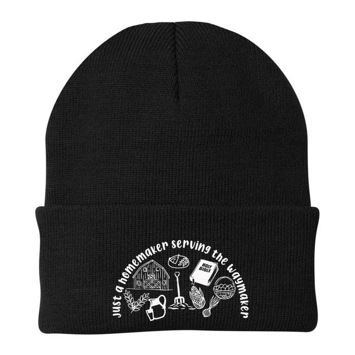 Just A Homemaker Serving The Waymaker Beanie