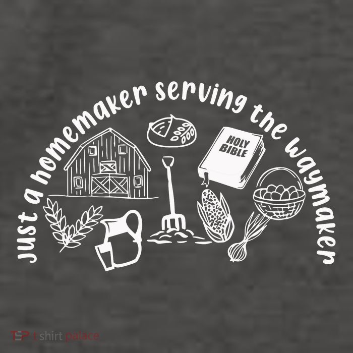 Just A Homemaker Serving The Waymaker Vector Backpack