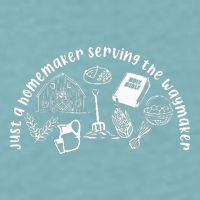 Just A Homemaker Serving The Waymaker Sueded Cloud Jersey T-Shirt