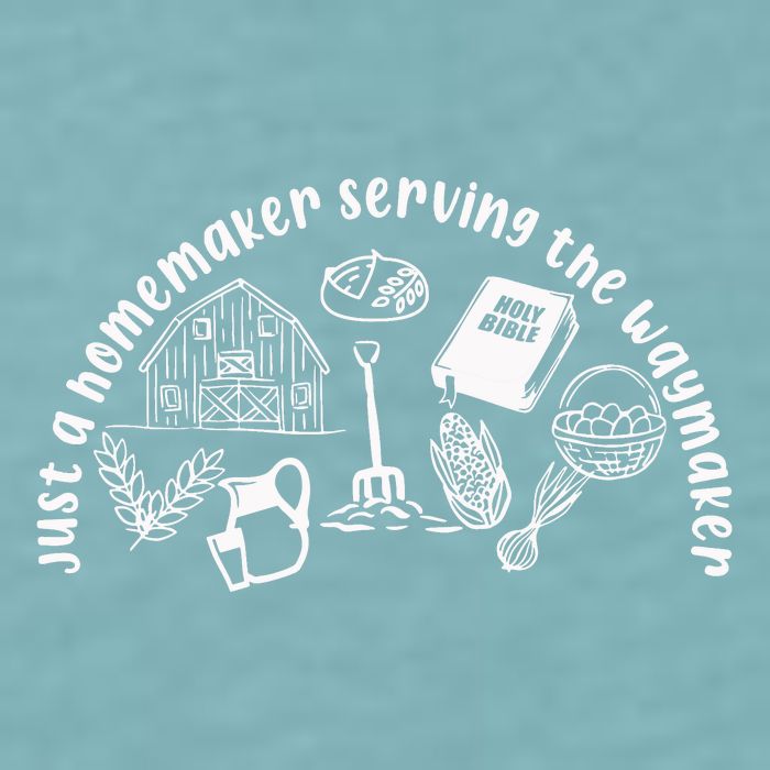 Just A Homemaker Serving The Waymaker Sueded Cloud Jersey T-Shirt