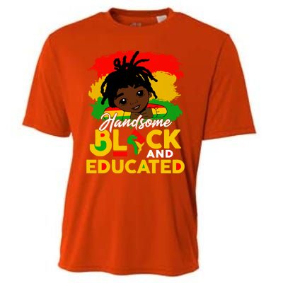 Juneteenth African Handsome Black Educated Black History Gift Cooling Performance Crew T-Shirt