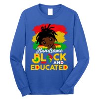 Juneteenth African Handsome Black Educated Black History Gift Long Sleeve Shirt