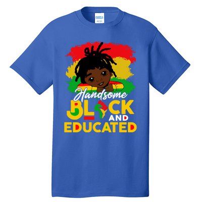 Juneteenth African Handsome Black Educated Black History Gift Tall T-Shirt