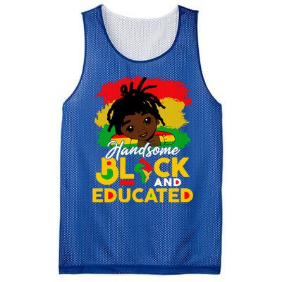 Juneteenth African Handsome Black Educated Black History Gift Mesh Reversible Basketball Jersey Tank