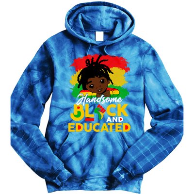 Juneteenth African Handsome Black Educated Black History Gift Tie Dye Hoodie