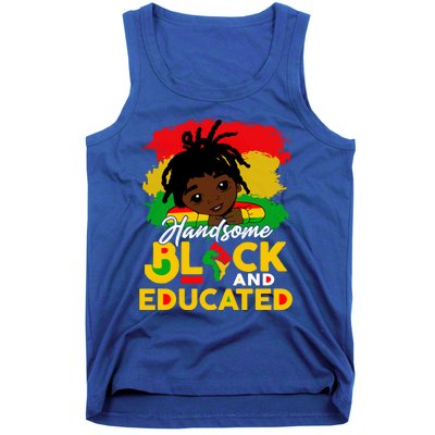 Juneteenth African Handsome Black Educated Black History Gift Tank Top