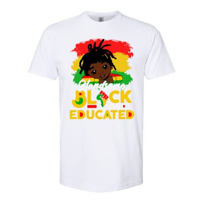 Juneteenth African Handsome Black Educated Black History Gift Softstyle CVC T-Shirt