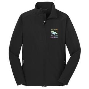 Jesus And Horses Horse Gifts Core Soft Shell Jacket