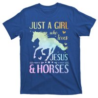 Jesus And Horses Horse Gifts T-Shirt