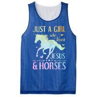 Jesus And Horses Horse Gifts Mesh Reversible Basketball Jersey Tank