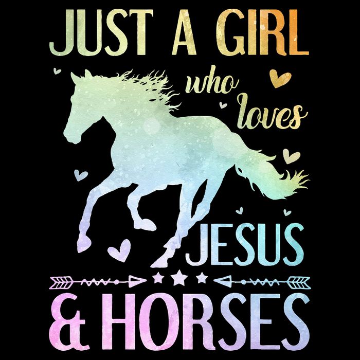 Jesus And Horses Horse Gifts 16 in Basic Backpack