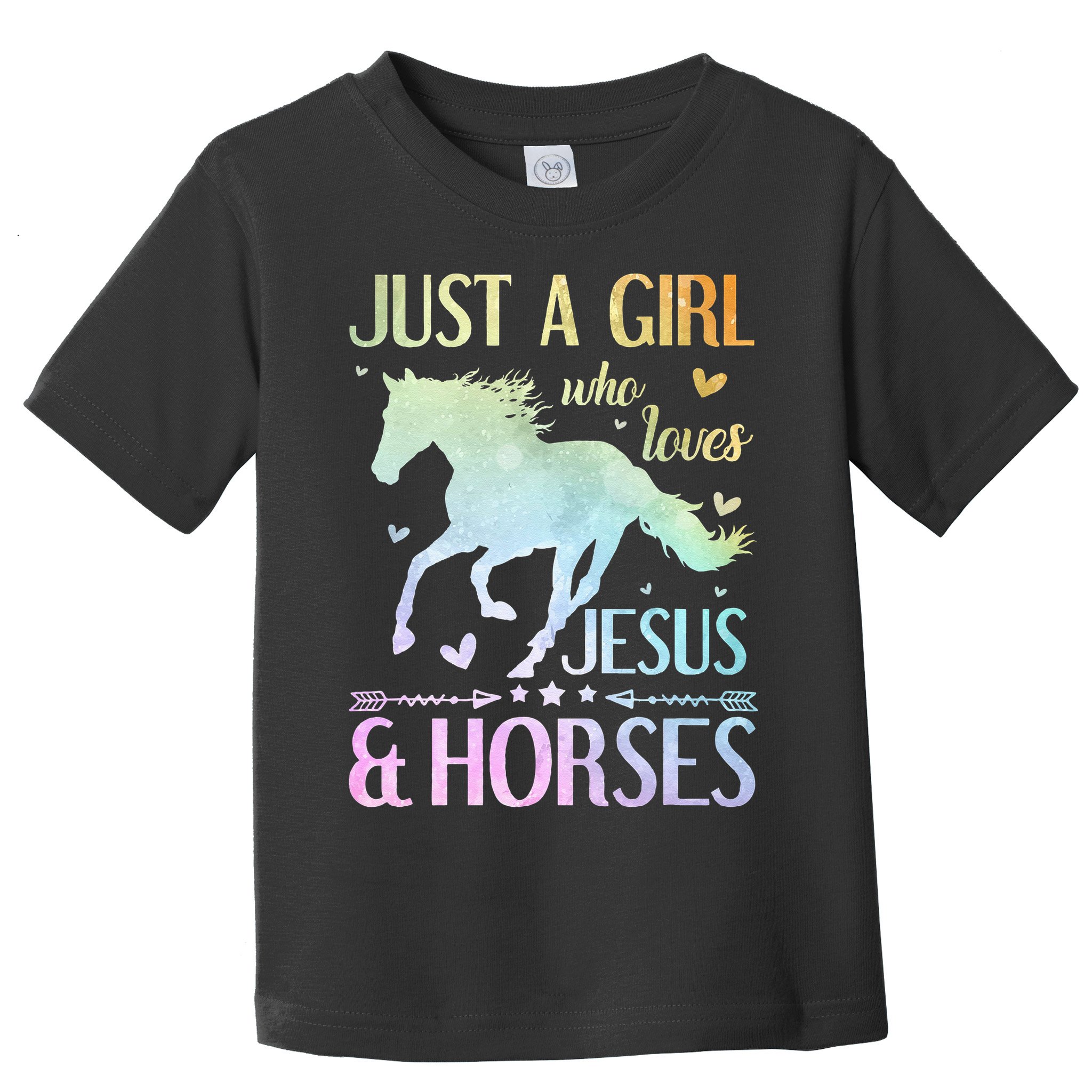 Jesus And Horses Horse Gifts Toddler T-Shirt