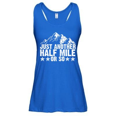 Just Another Half Mile Or So Funny Hiking Gift Ladies Essential Flowy Tank