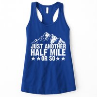 Just Another Half Mile Or So Funny Hiking Gift Womens Tank Top
