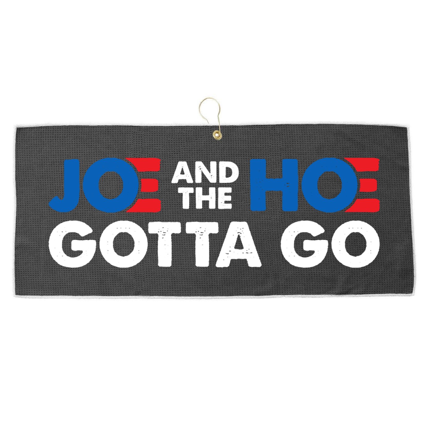 Joe And Hoe Gotta Go Large Microfiber Waffle Golf Towel