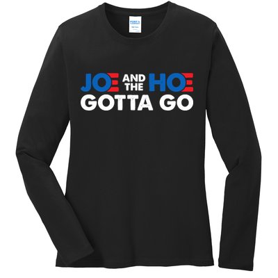 Joe And Hoe Gotta Go Ladies Long Sleeve Shirt