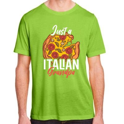 Just A Italian Grandpa With A Pizza Cool Gift Adult ChromaSoft Performance T-Shirt