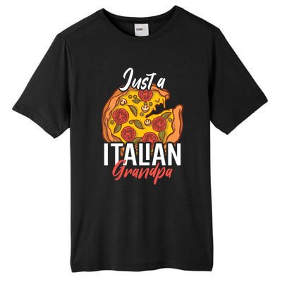 Just A Italian Grandpa With A Pizza Cool Gift Tall Fusion ChromaSoft Performance T-Shirt