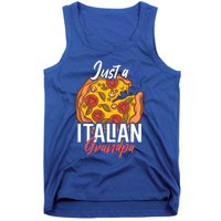 Just A Italian Grandpa With A Pizza Cool Gift Tank Top