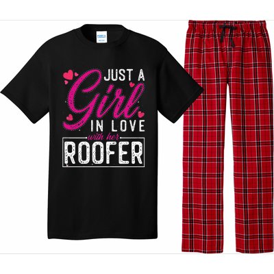 Just a in Love with Her Roofer Funny Roofer's Wife Pajama Set