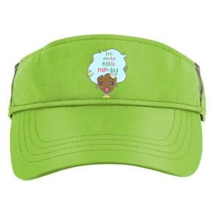 Just Another Ic Monday African American Mom Gift Adult Drive Performance Visor