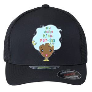 Just Another Ic Monday African American Mom Gift Flexfit Unipanel Trucker Cap