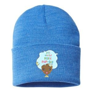 Just Another Ic Monday African American Mom Gift Sustainable Knit Beanie