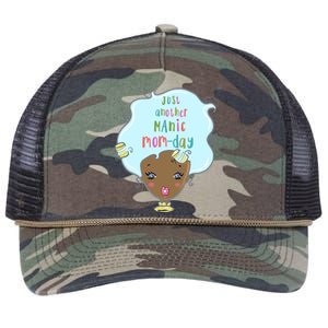 Just Another Ic Monday African American Mom Gift Retro Rope Trucker Hat Cap