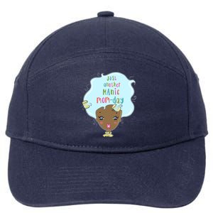 Just Another Ic Monday African American Mom Gift 7-Panel Snapback Hat