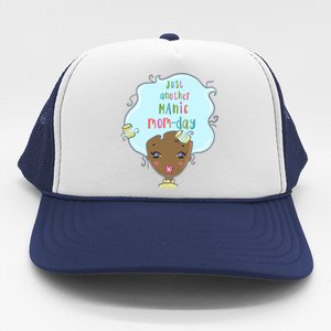 Just Another Ic Monday African American Mom Gift Trucker Hat