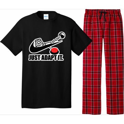 Just Adapt It Tick Design Pajama Set