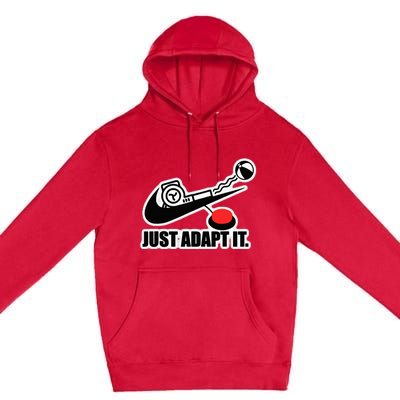 Just Adapt It Tick Design Premium Pullover Hoodie