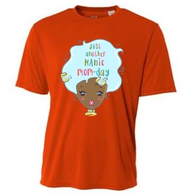 Just Another Ic Monday African American Mom Gift Cooling Performance Crew T-Shirt