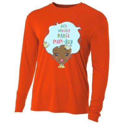 Just Another Ic Monday African American Mom Gift Cooling Performance Long Sleeve Crew